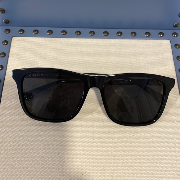 GG0381SN-007 GUCCI MENS SUNGLASSES POLARIZED BLACK - Picture 3 of 14